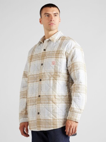 LEVI'S ® Between-season jacket 'Parkside Overshirt' in Beige: front