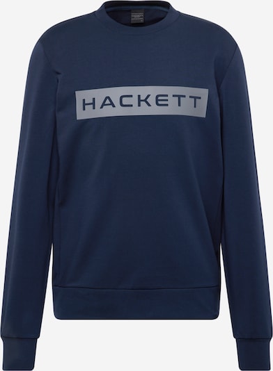 Hackett London Свитшот 'ESSENTIAL' в Синий / Серебристо-серый, Обзор товара