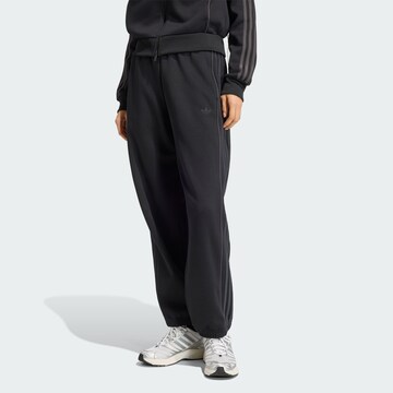Effilé Pantalon 'Adicolor' ADIDAS ORIGINALS en noir : devant