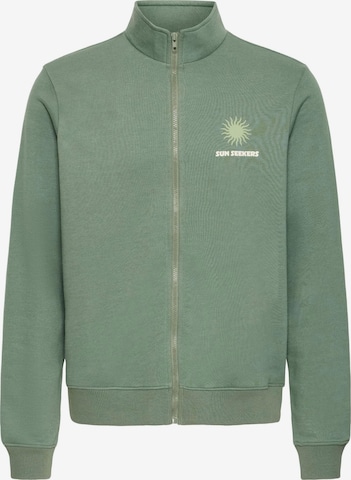 BLEND - Sudadera con cremallera ' BHKonsta ' en verde: frente