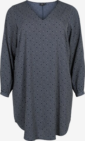 Robe 'Caanni' Zizzi en bleu : devant