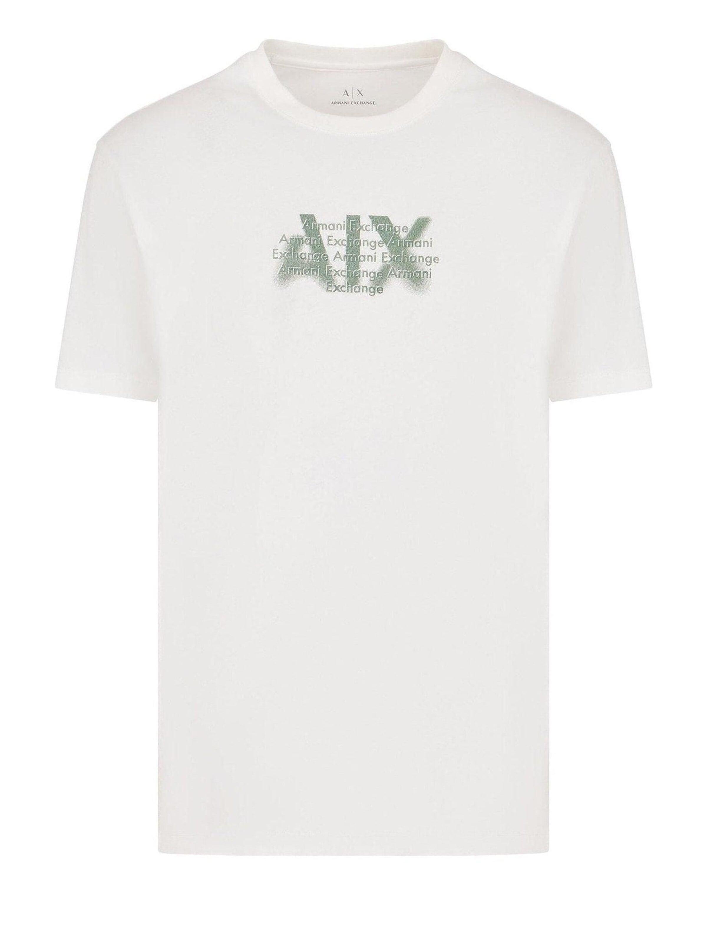 ARMANI EXCHANGE - Camiseta '6DZTHH' en blanco: frente
