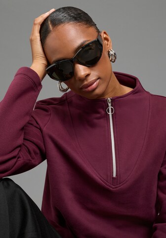 Bruno Banani LM Sweatshirt in Rot
