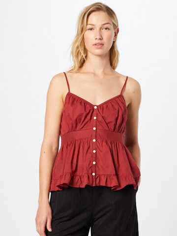 American Eagle Top in Red: front