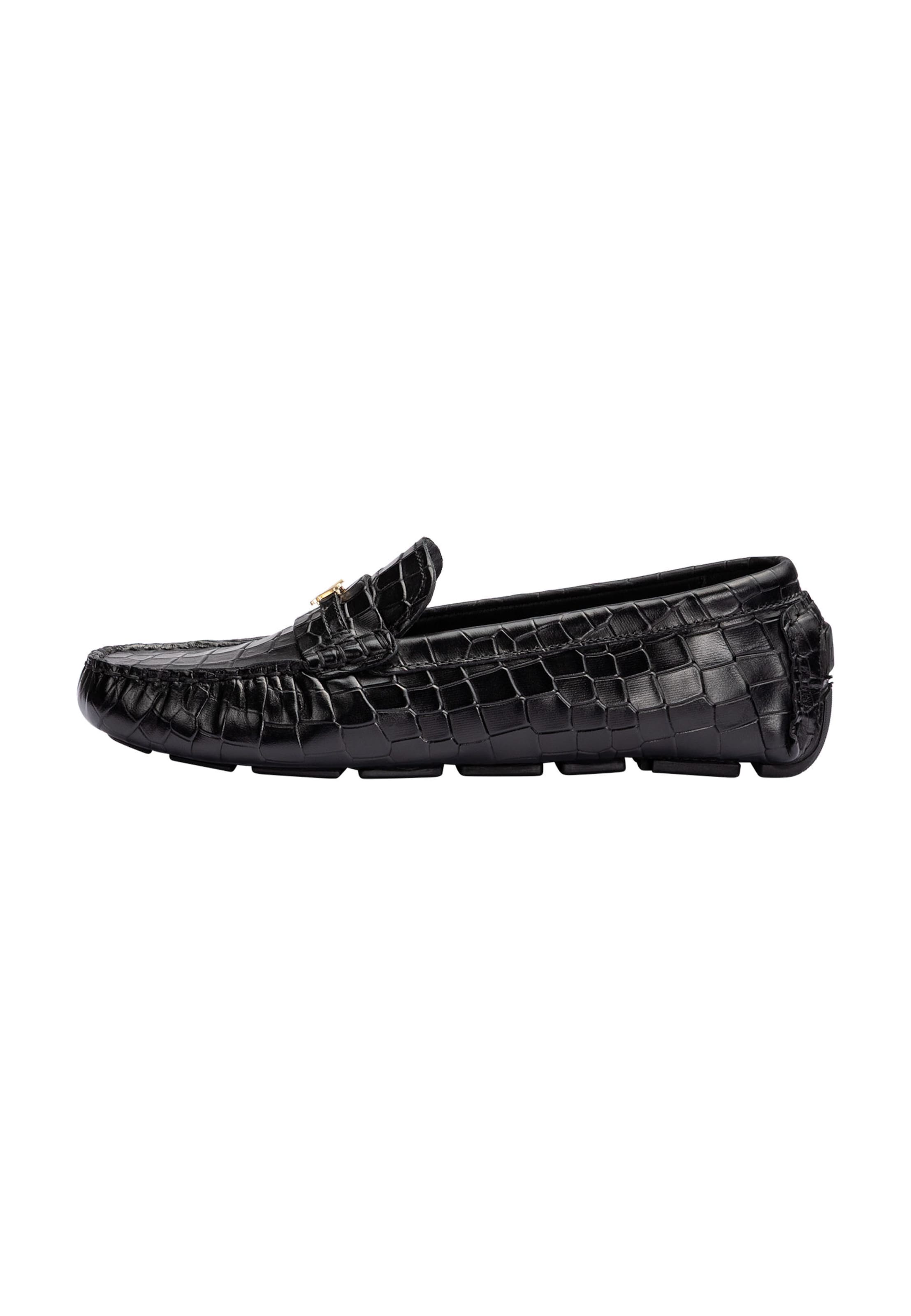 LLOYD Classic Flats 'ORION DRIVE' in Black: front
