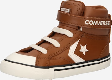 Baskets CONVERSE en marron : devant