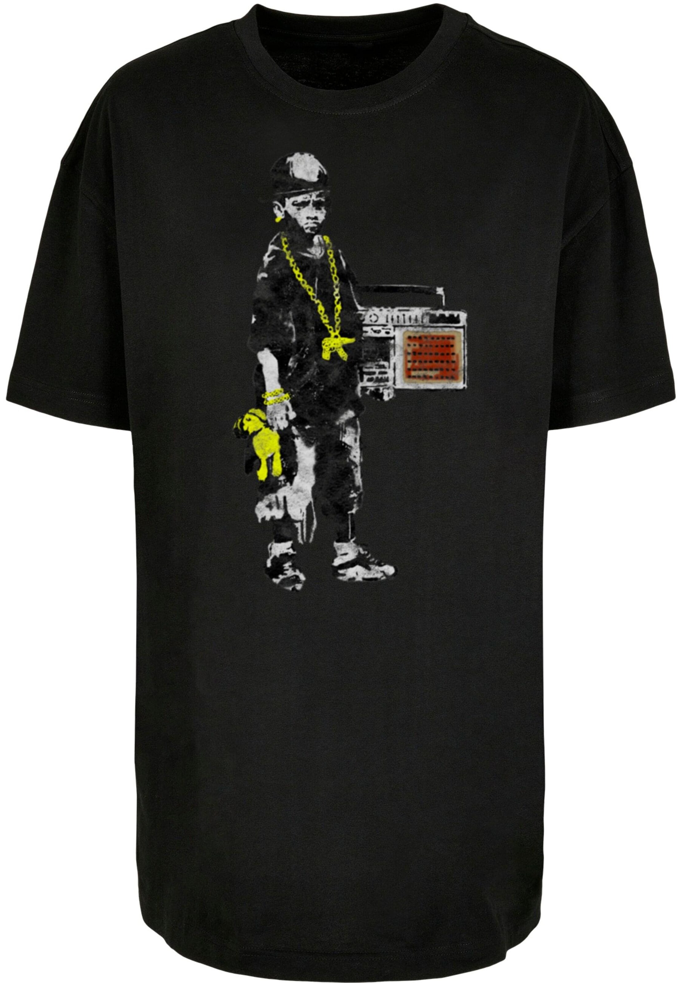 Merchcode Shirt in Schwarz: Vorderseite