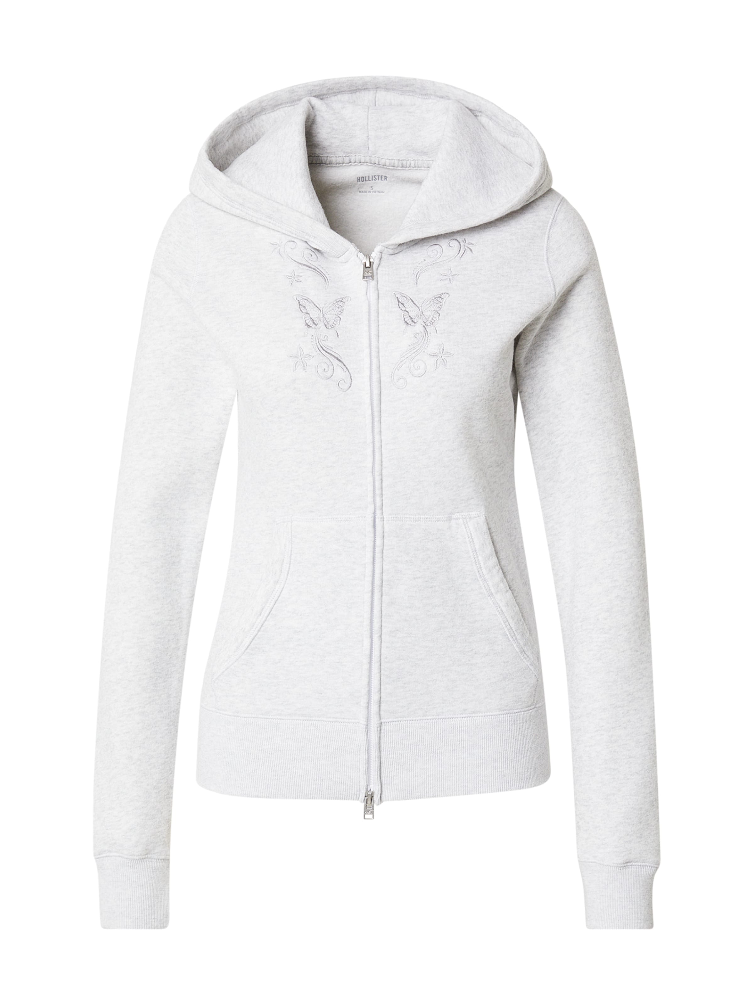 HOLLISTER Sweatjacka i grå: framsida