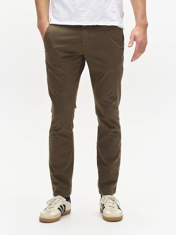 Regular Pantalon chino 'Paul K3280 Dale' GABBA en vert : devant