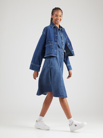 TOMMY HILFIGER - Vestido camisero en azul