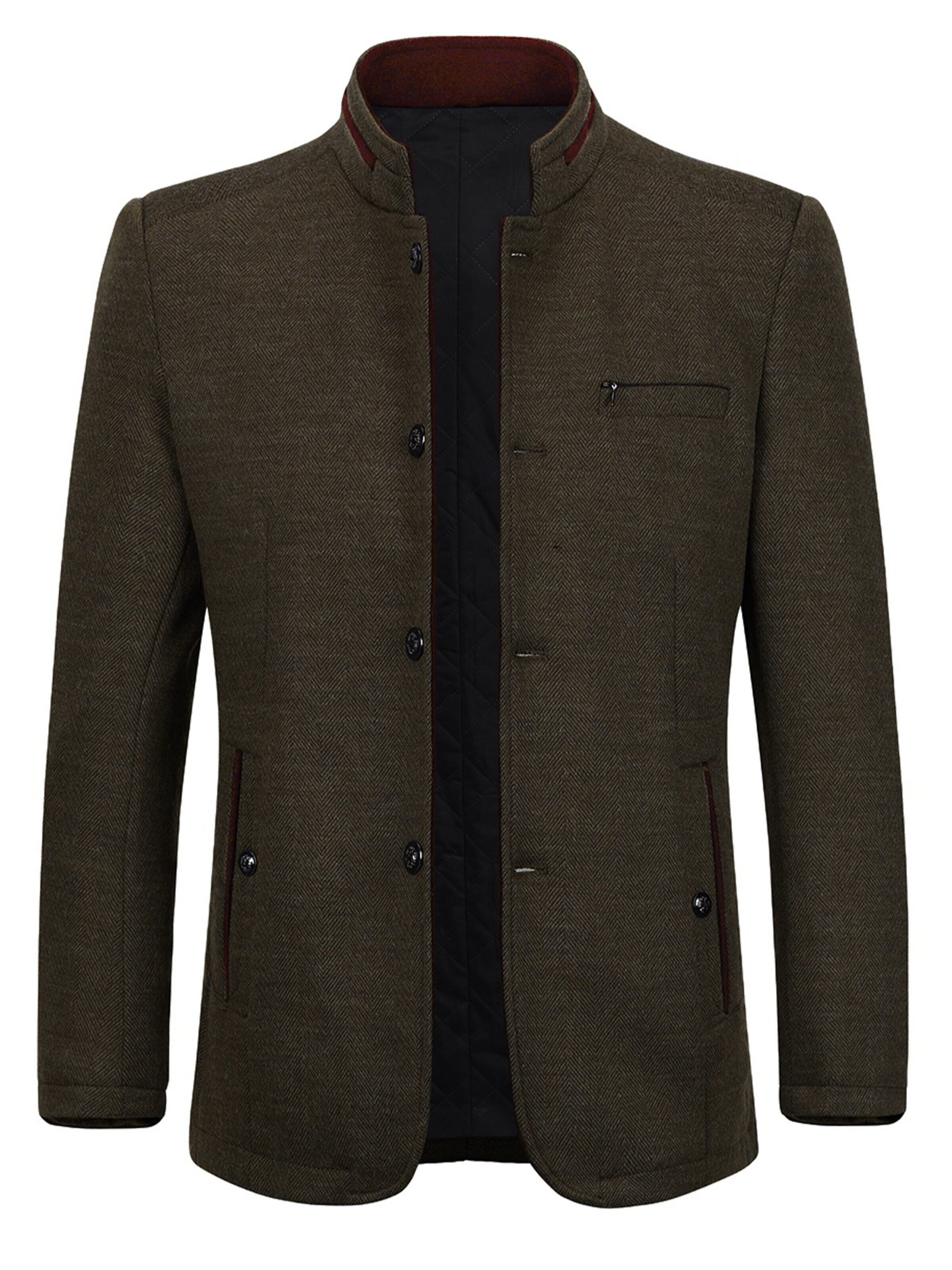 Cappotto invernale 'Eiskante' di ALLTHEMEN in verde
