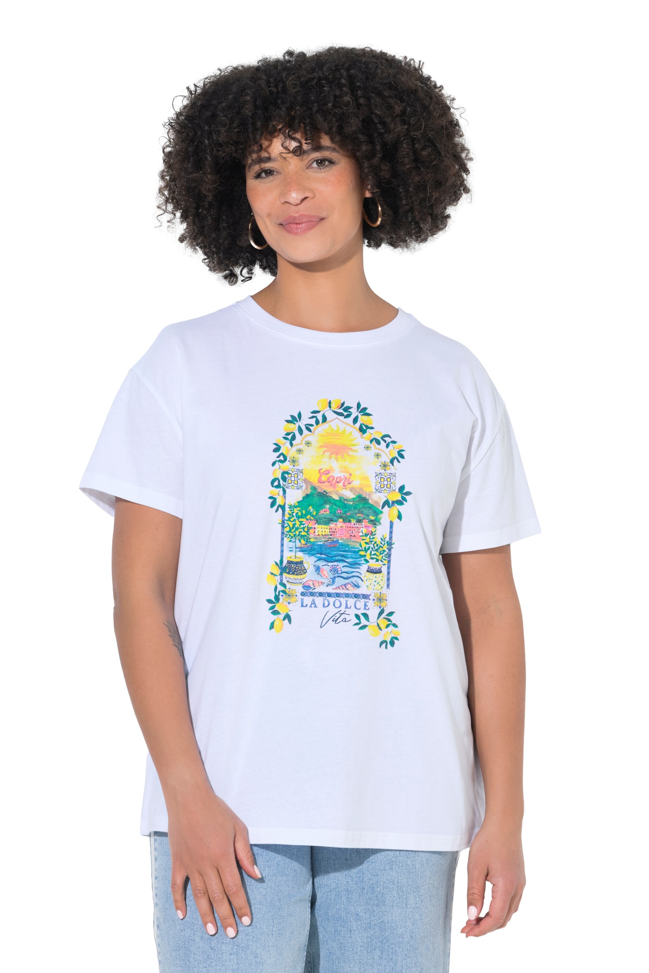Angel of Style T-Shirt in Weiß: Vorderseite