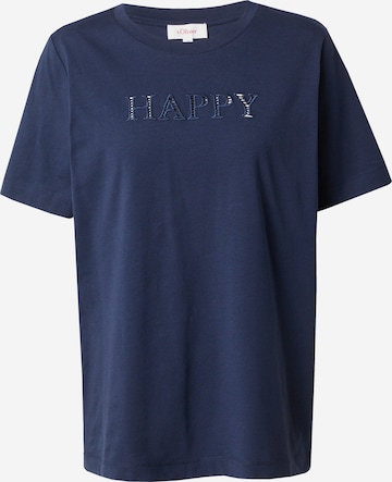 s.Oliver Shirt in Blau: Vorderseite
