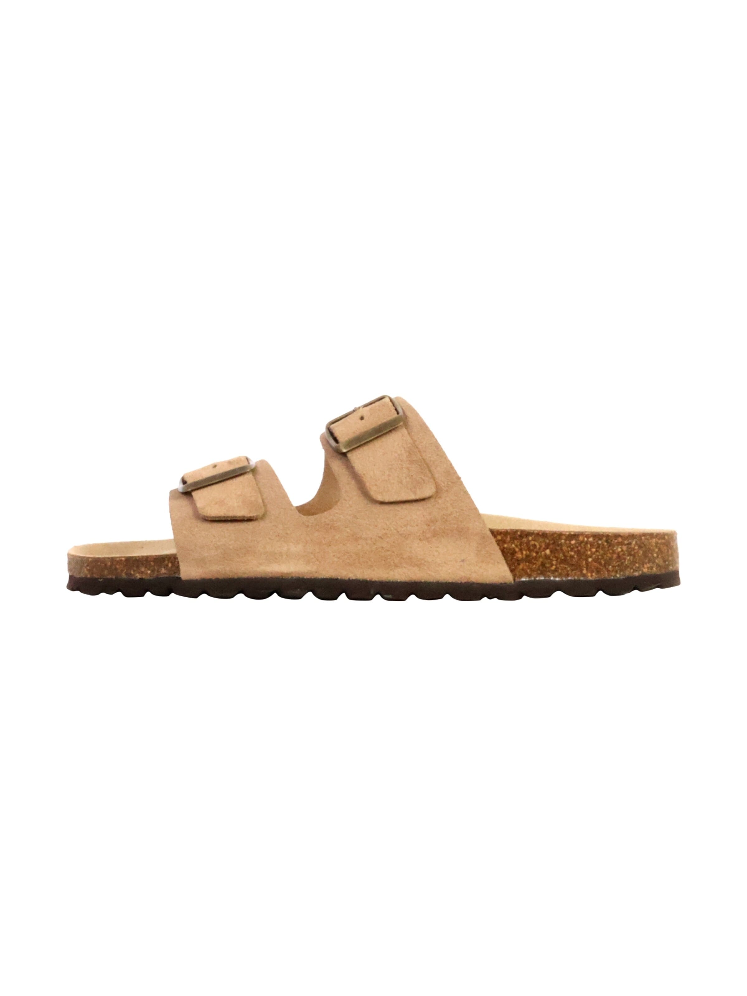 Mule 'Noga Mistral Edge Leder-Pantoletten' The Divine Factory en beige : devant