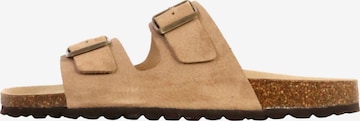 Mule 'Noga Mistral Edge Leder-Pantoletten' The Divine Factory en beige : devant