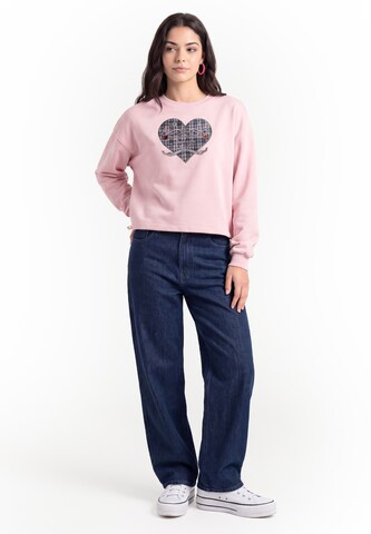 MYMO - Sweatshirt em rosa