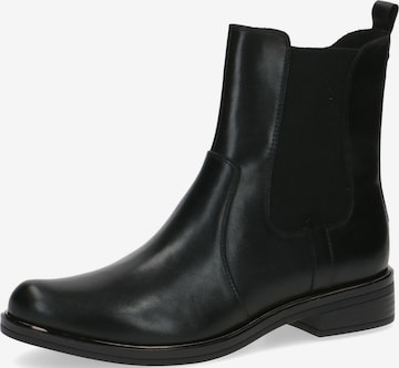 CAPRICE Chelsea Boots in Black: front