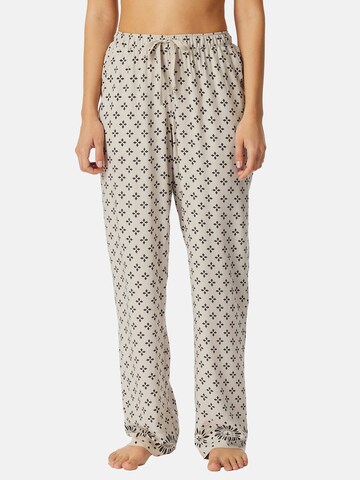 SCHIESSER - Pantalón de pijama ' Mix & Relax ' en beige: frente
