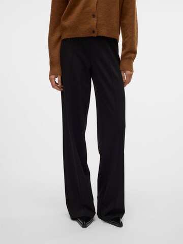 VERO MODA Wide leg Pants 'VMEVA' in Black: front