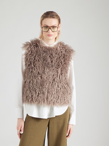 JOOP! - Chaleco 'Venus' en beige: frente