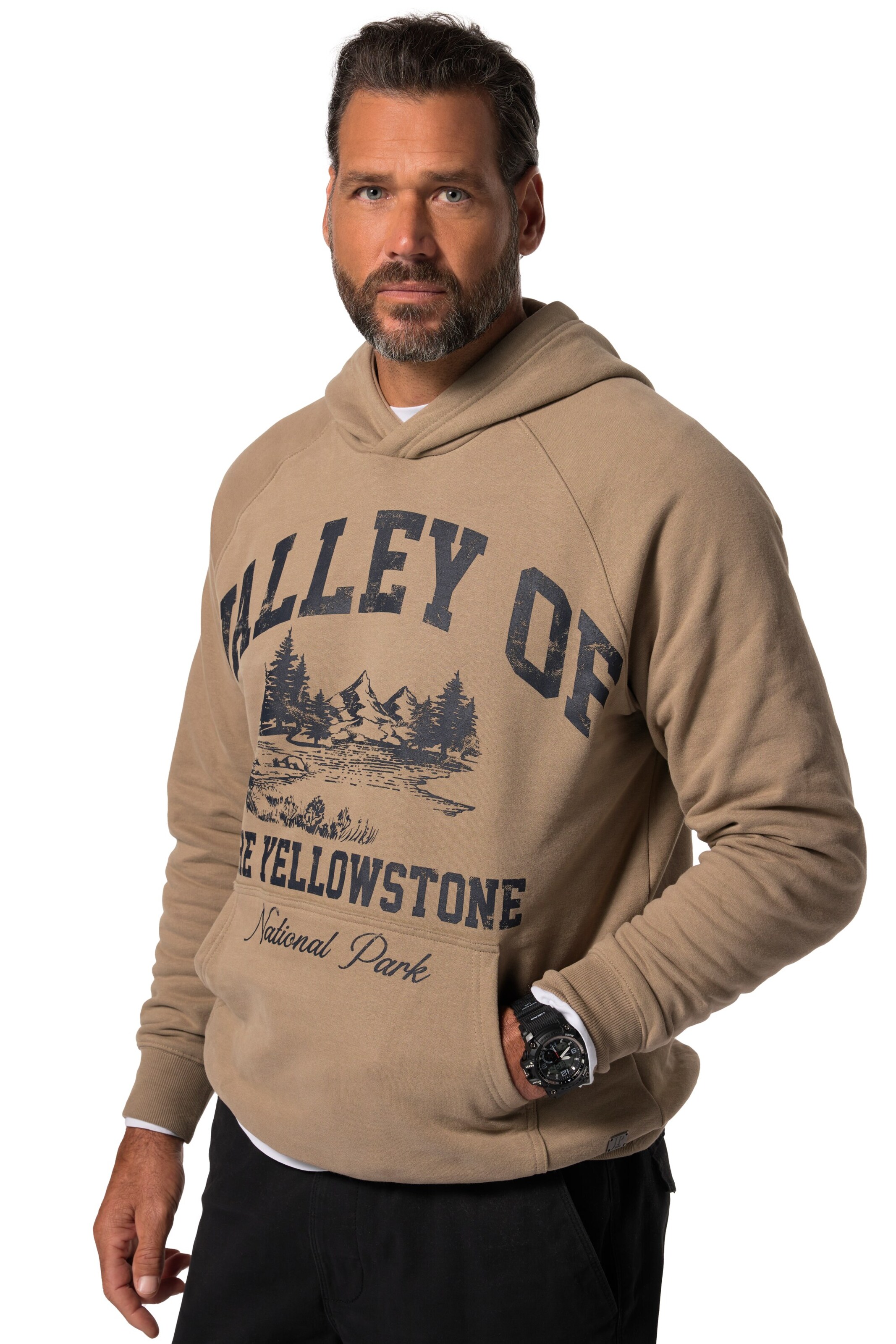 JP1880 Sweatshirt in Beige: voorkant