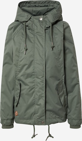 Ragwear Between-Season Jacket in Green: front