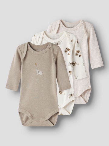 NAME IT - Pijama entero/body en beige