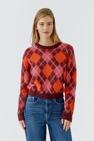 Pullover di OUI in rosso: frontale