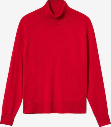 MANGO Пуловер 'LUCASC' в червено: отпред