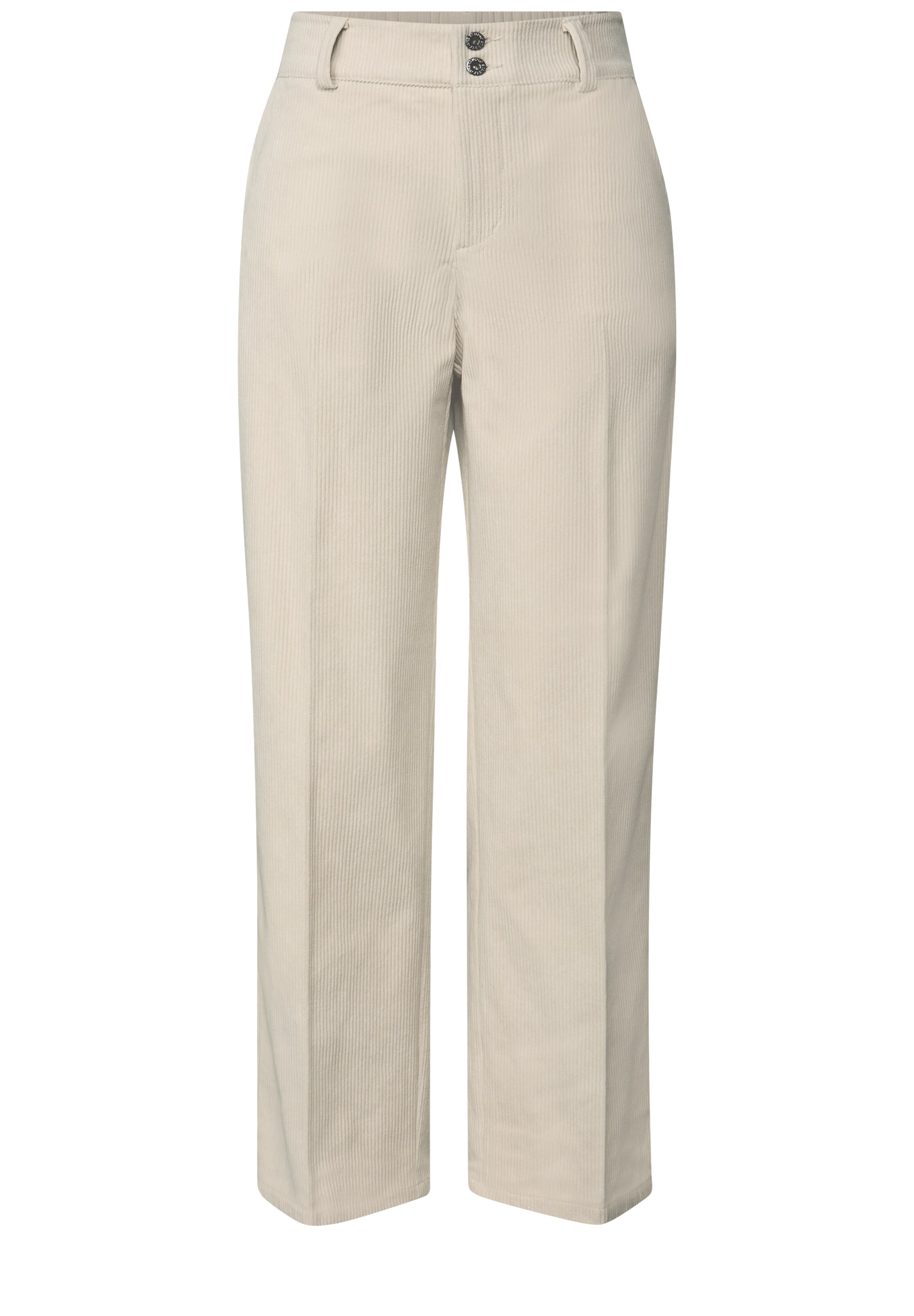 Street One Studio Pants in Beige: front