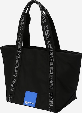 KARL LAGERFELD JEANS Nakupovalna torba | črna barva: sprednja stran