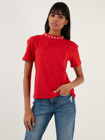 LELA Shirt 'Lela' in Red: front