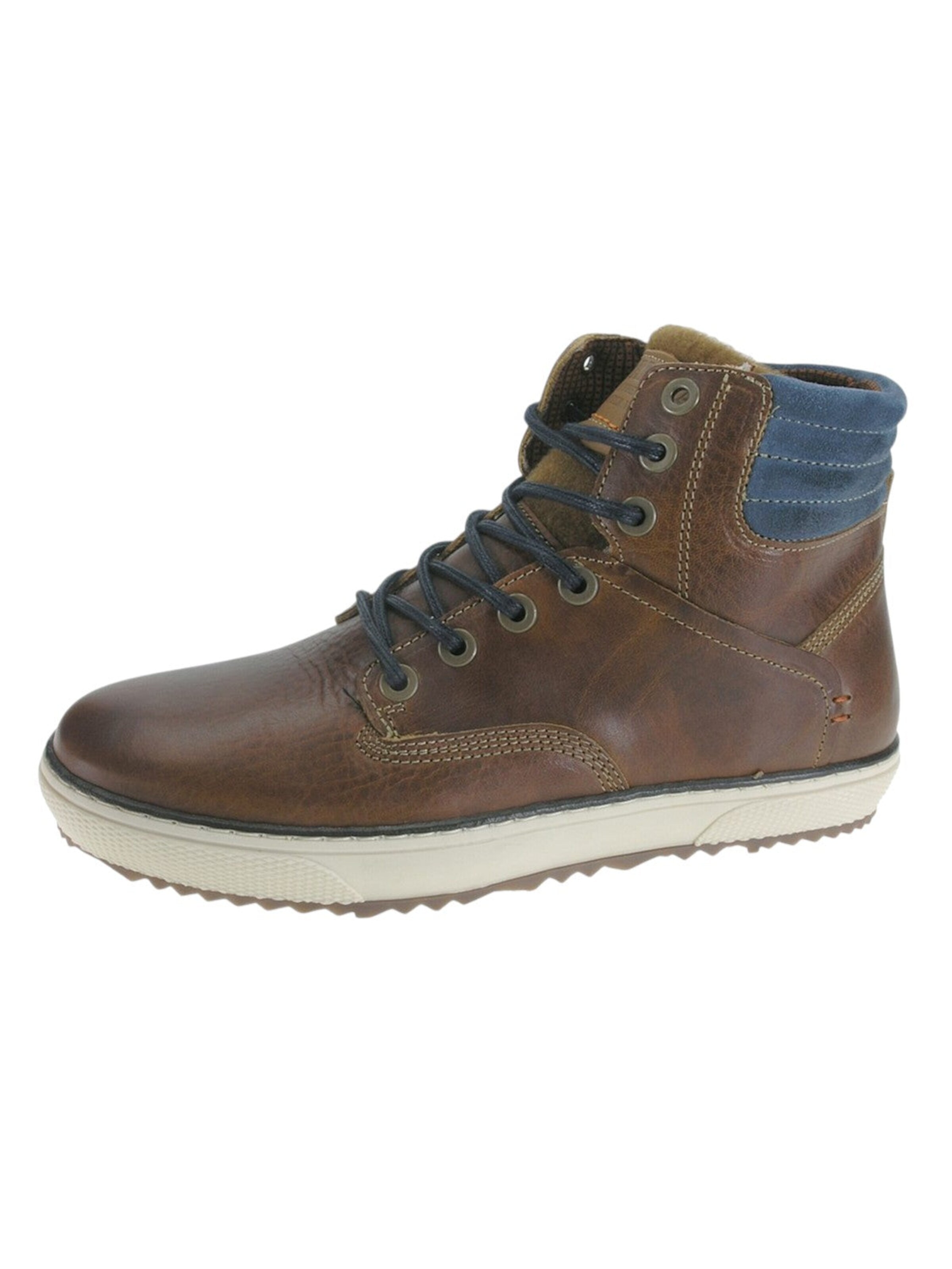 Beppi Schnürboots 'Casual boot'‌‌‌‌ in Braun: Vorderseite