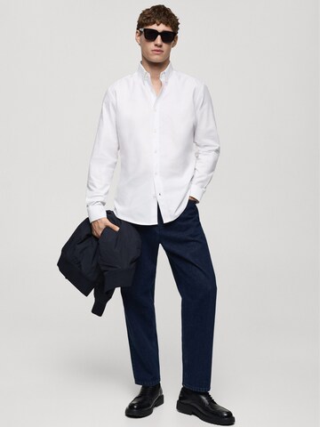 MANGO MAN Regular fit Ing - fehér