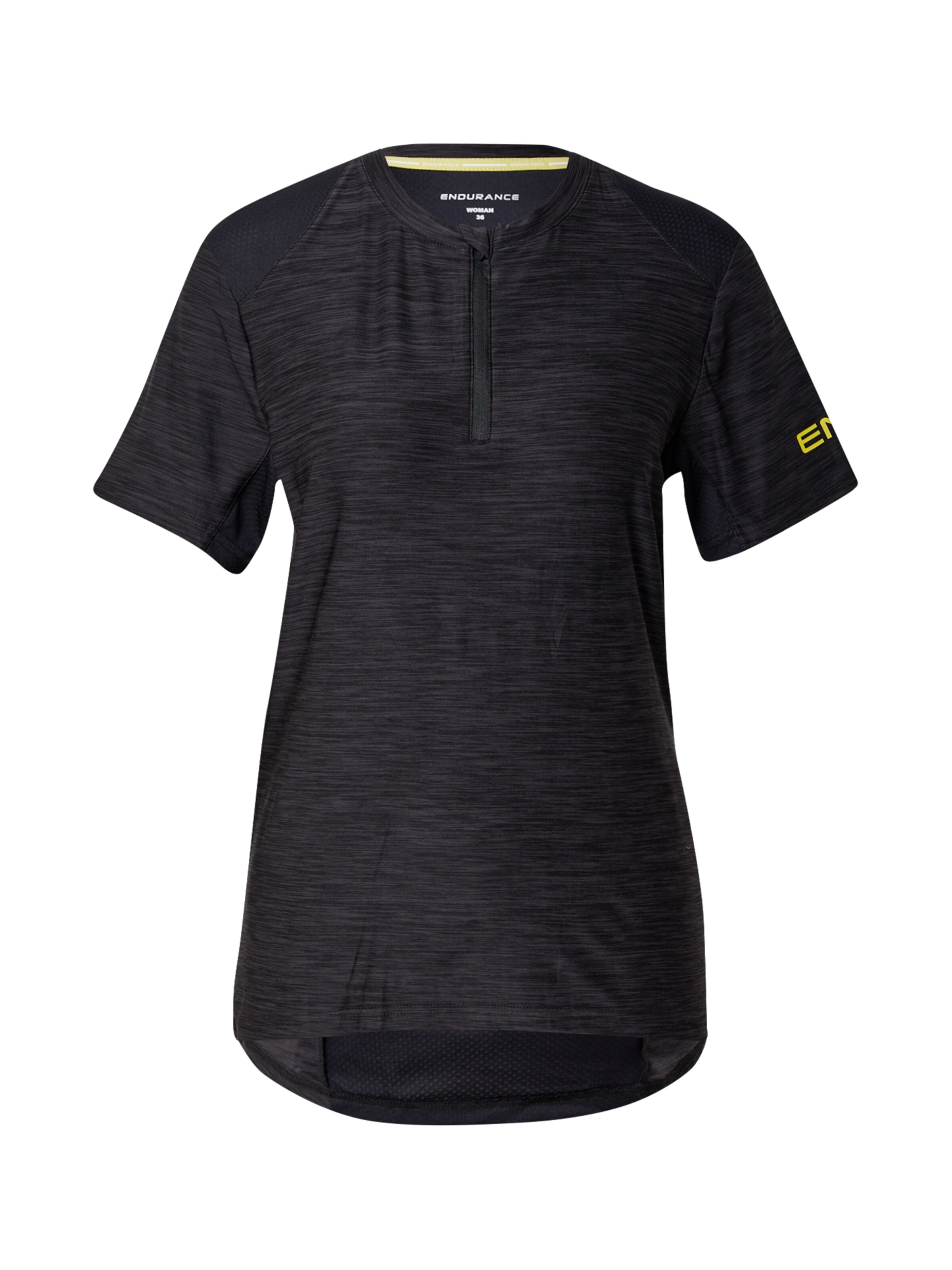 ENDURANCE Funktionsshirt 'Marimba' in Schwarz: Vorderseite