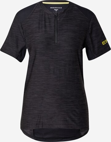 ENDURANCE Performance Shirt 'Marimba' in Black: front