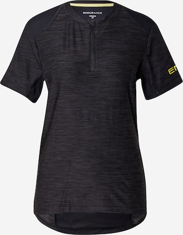 T-shirt fonctionnel 'Marimba' ENDURANCE en noir : devant