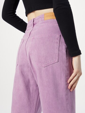 Monki regular Jeans i lilla