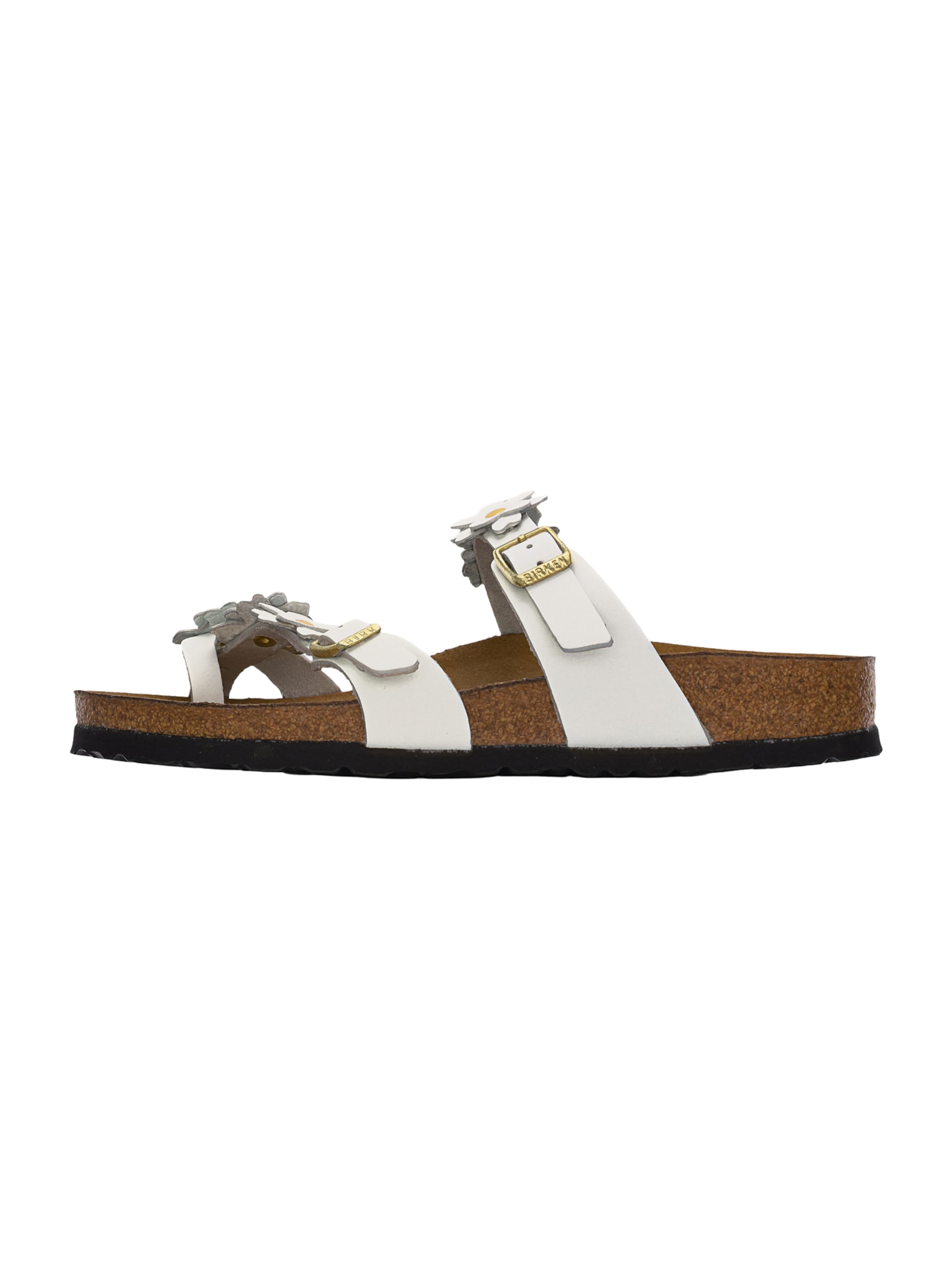 BIRKENSTOCK Сандали с разделител за пръстите 'Mayari' в бяло: отпред
