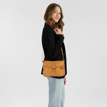 Borsa a tracolla di Harbour 2nd in arancione: frontale