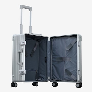 Aleon Traveler Domestic 4-Rollen Kabinentrolley 55 cm in Silber