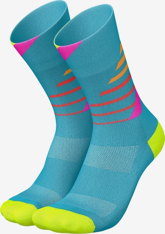 INCYLENCE Athletic Socks 'LADDERS' in Blue: front