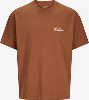 Maglietta 'Paros' di Jack & Jones Junior in marrone: frontale
