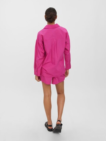 VERO MODA Bluse 'Hella' in Pink