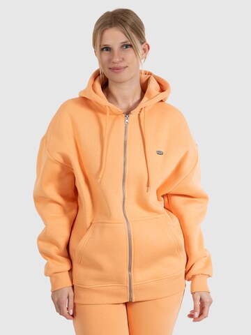 Veste de survêtement ' Eda ' Smilodox en orange : devant