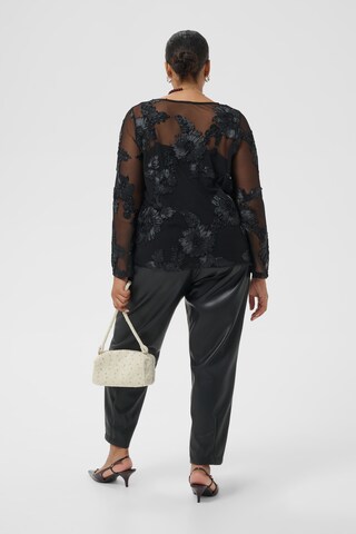 T-shirt 'Juliana' KAFFE CURVE en noir