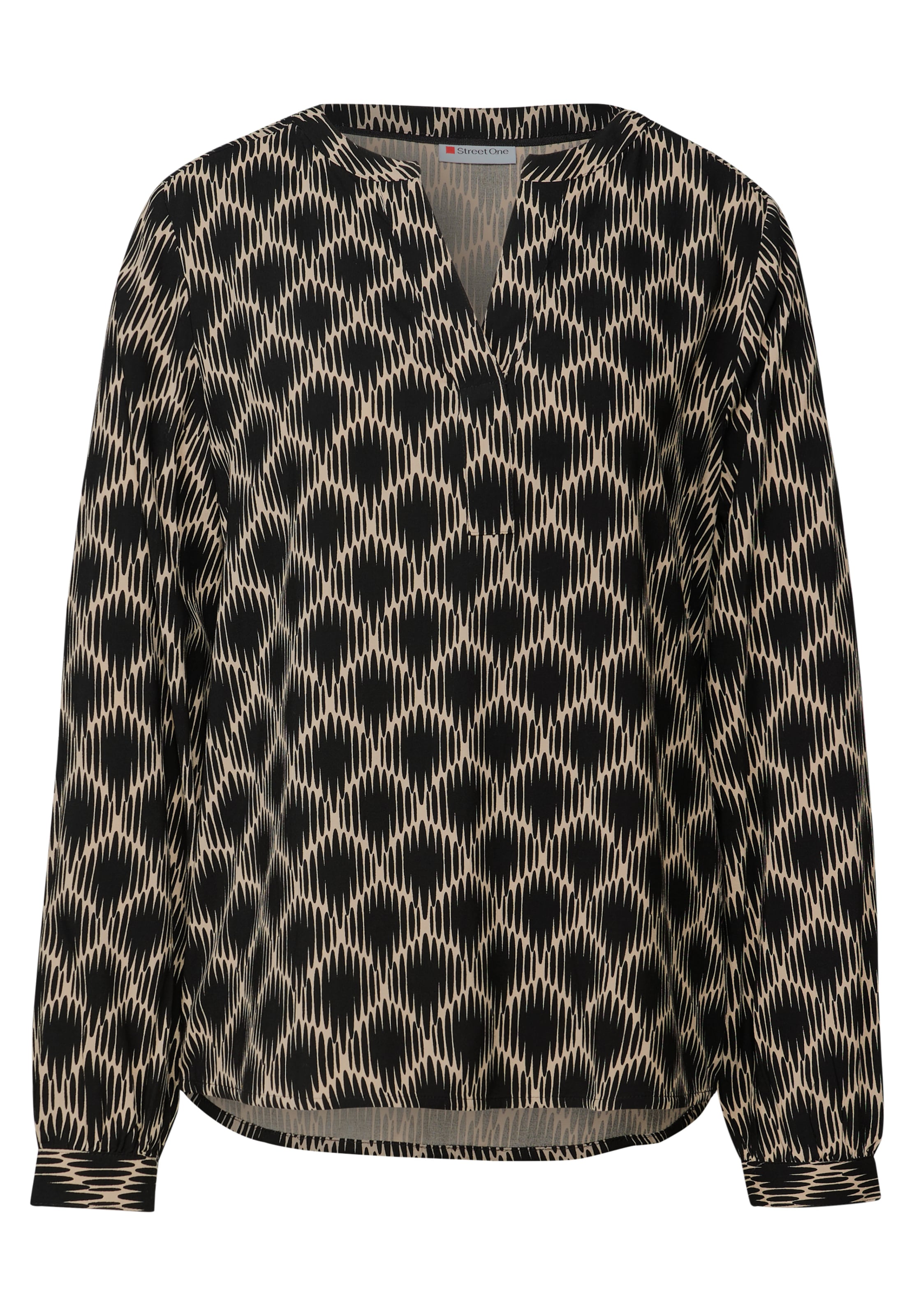 STREET ONE Blouse in Black: front