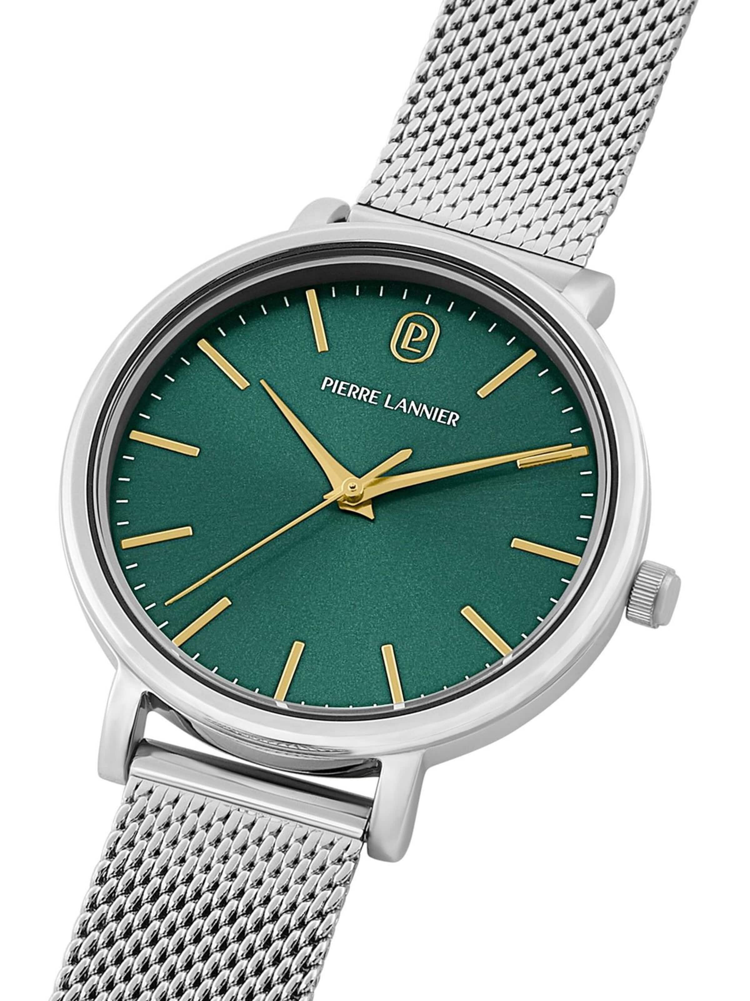 Pierre Lannier Analoog horloge 'Watch Essential' in Groen
