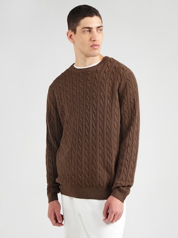 Only & Sons - Pullover 'ONSLOUI' em castanho: frente