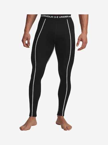 UNDER ARMOUR Skinny Urheiluhousut värissä musta: etupuoli